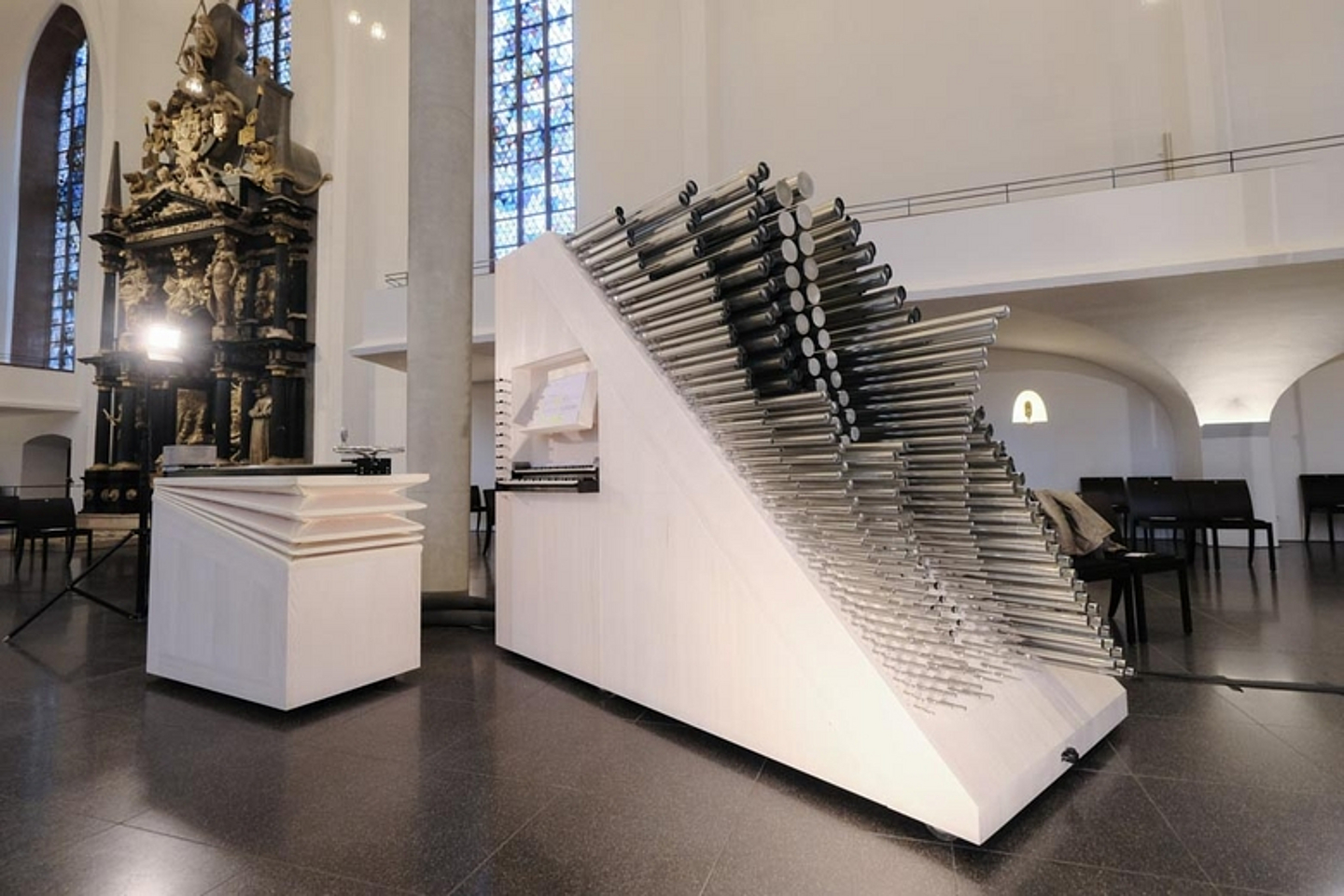 Pfingst-Gottesdienst Martinskirche und Einweihung Experimentalorgel