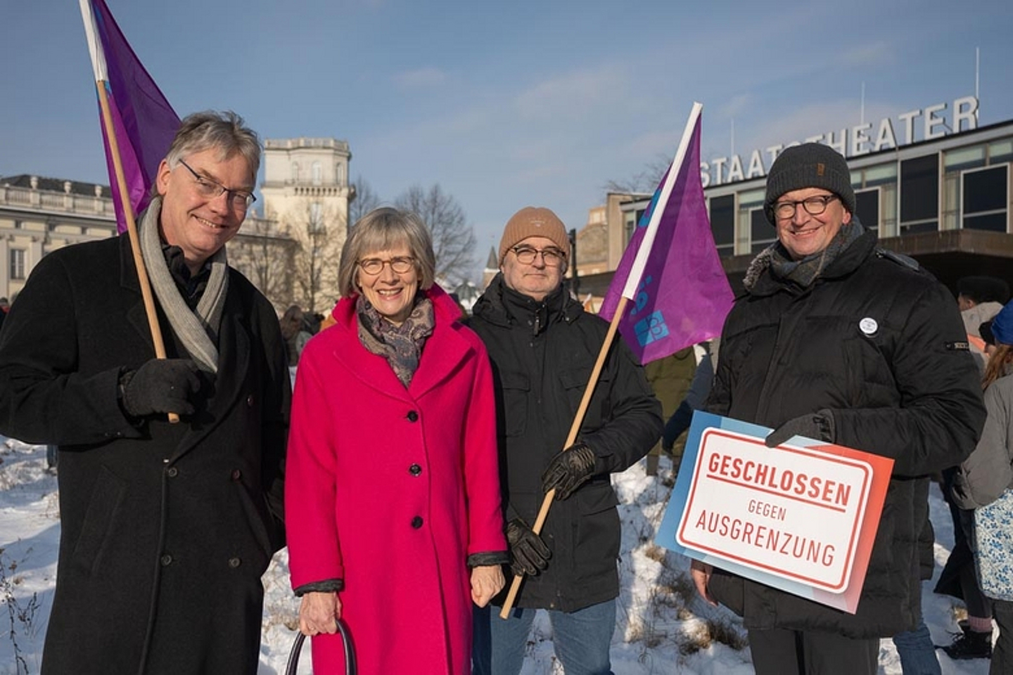 Protest gegen Rechts in Kassel 2024