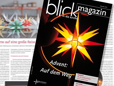 Unser Foto zeigt das Titelblatt der Ausgabe des Magazins «Advent: Auf dem Weg»
