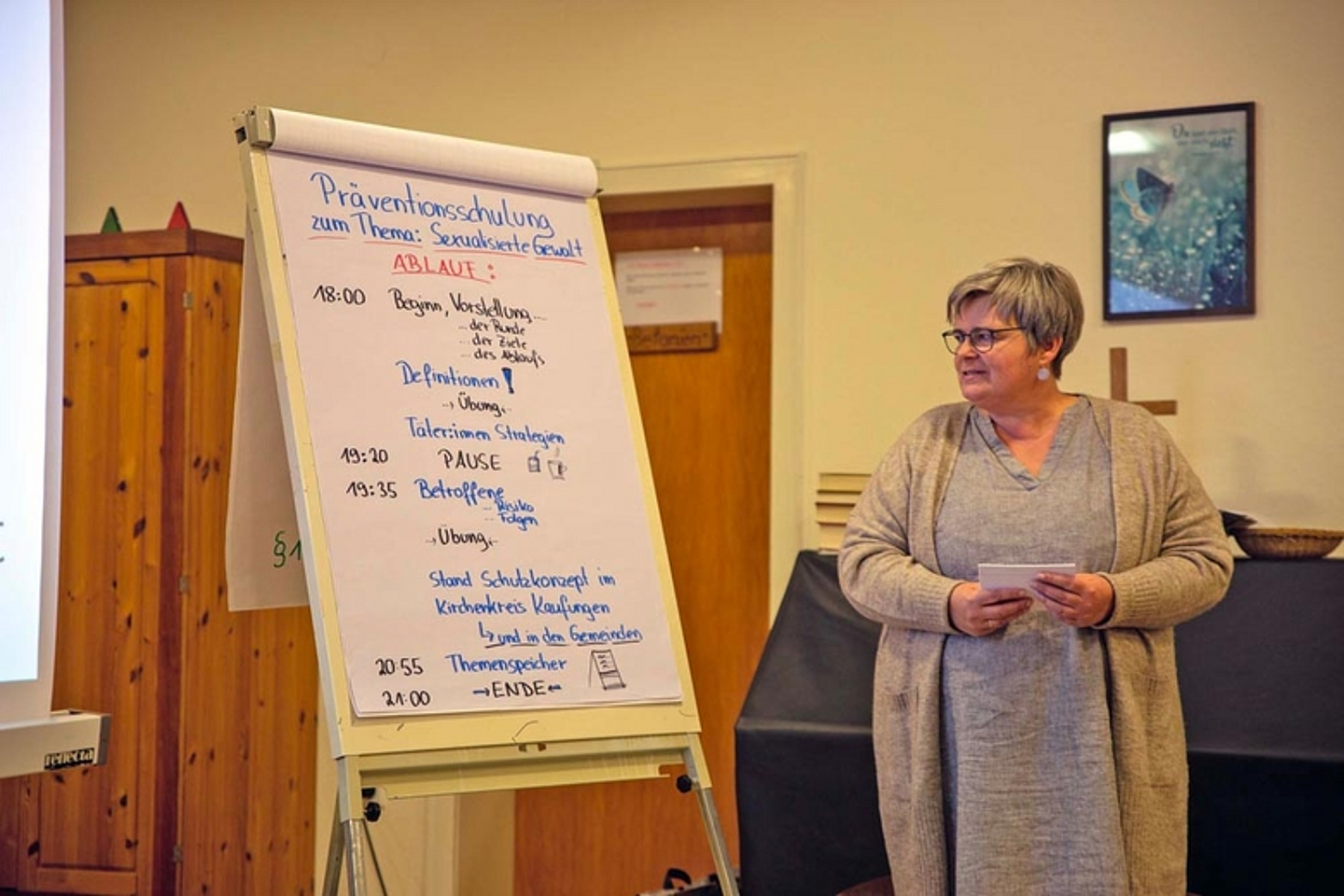 Präventionsschulung zum Thema «Sexualisierte Gewalt» in Vollmarshausen. (Foto: medio.tv/Dellit)