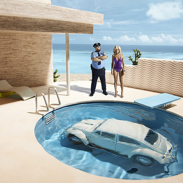 Unser Foto zeigt das Kunstwerk Florida 2016 (Serie Accidental) von Edith Held.