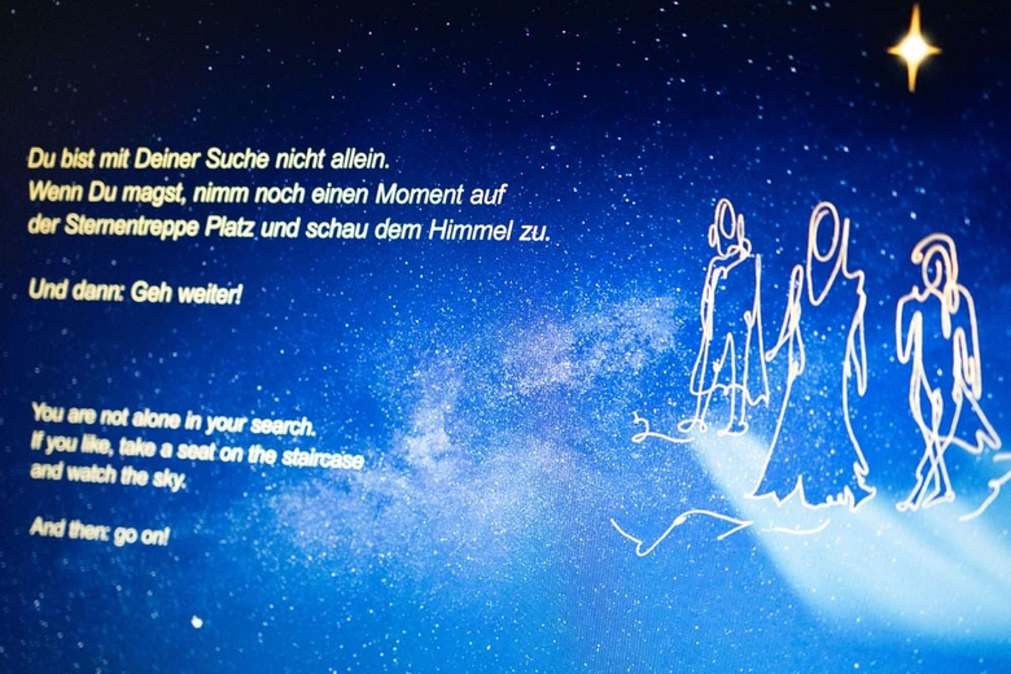 Weihnachtskirche Fulda 2023 unter dem Motto: Folge dem Stern