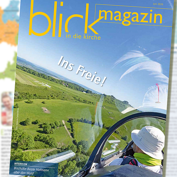 Das Titelblatt der Sommerausgabe des blick in die kirche-Magazins 