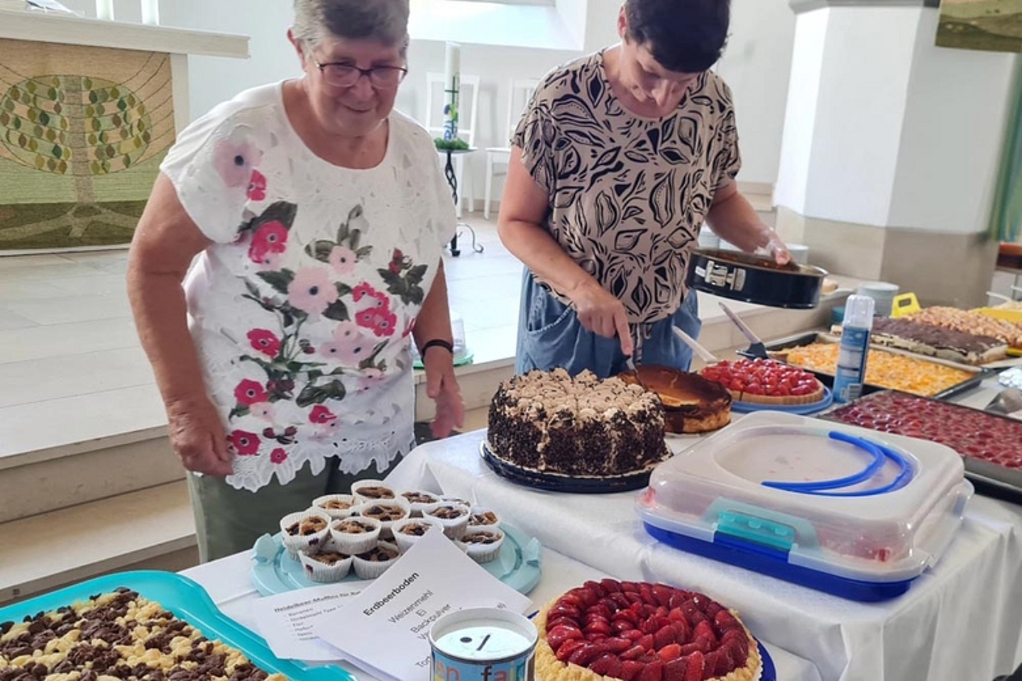 Tauffest des Kirchenkreises Hanau am Partnerschaftsbrunnen in Wachenbuchen. (Foto: foto_goebel.de)