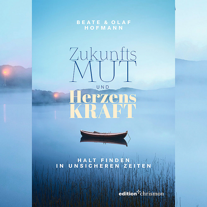 Titel des Buchs «Zukunftsmut und Herzenskraft» (edition chrismon)