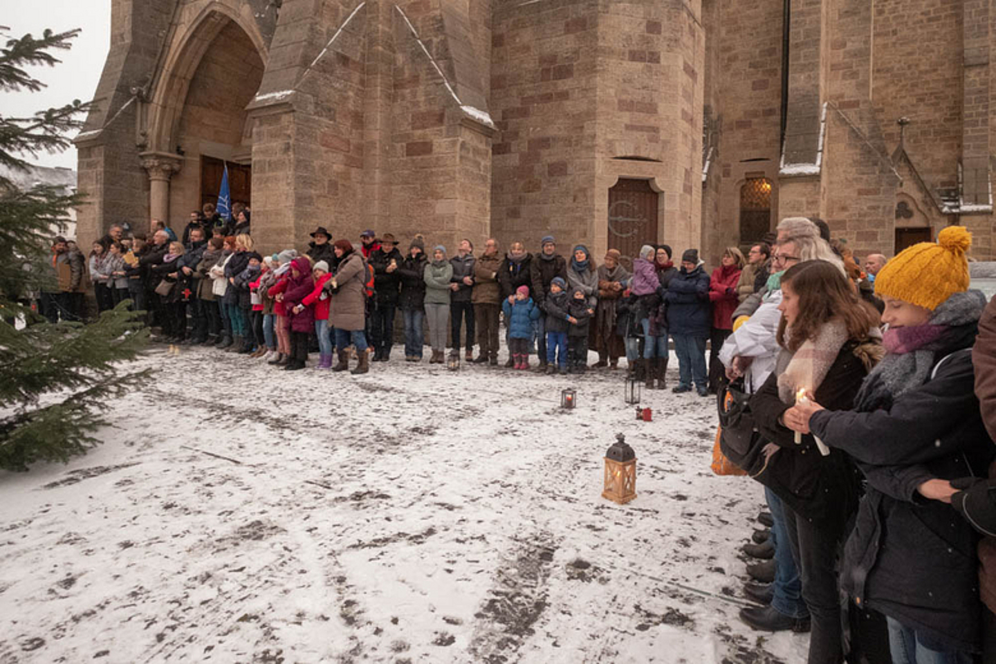 Friedenslicht zu Bethlehem - Christuskirche Fulda 2018