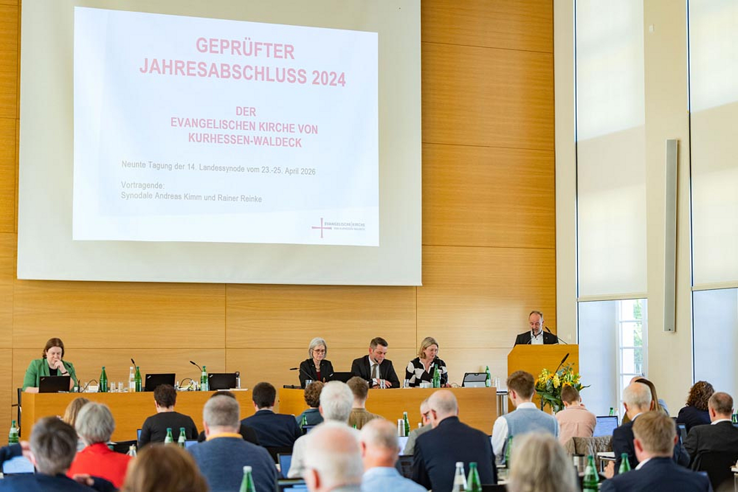 Geprüfter Jahresabschluss 2024 durch den Synodalen Andreas Kimm (im Bild) und Rainer Reinke