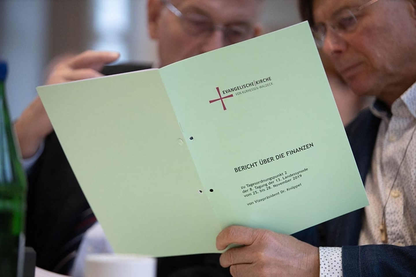 Bericht über die Finanzen - Herbsttagung der Landessynode 2019 der EKKW. Foto: medio.tv/Schauderna)