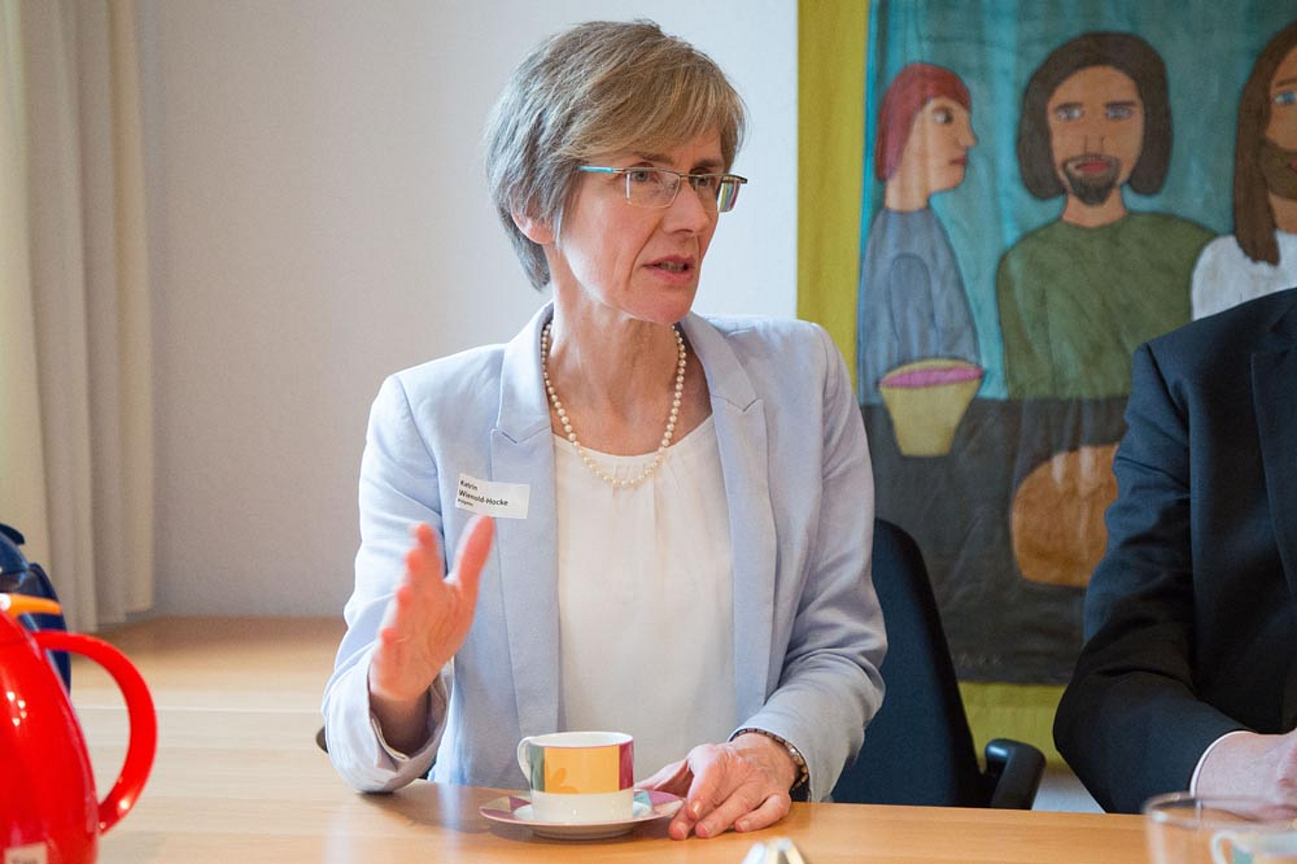 Bischofsvisitation im Kirchenkreis Kaufungen im Jahr 2016 mit dem damaligen Bischof Martin Hein 