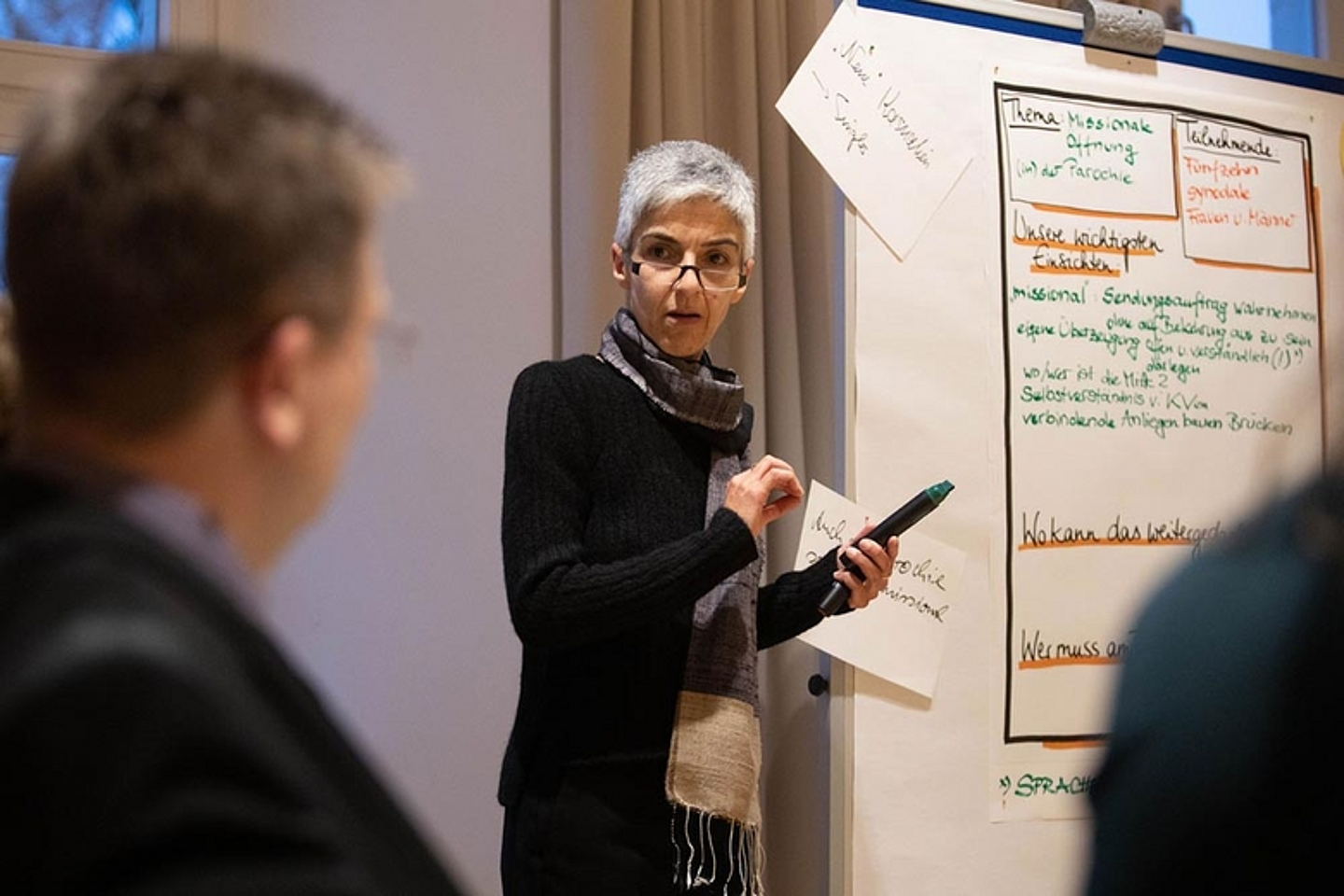 Arbeitsgruppen an verschiedenen Orten in der Ev. Tagungsstätte Hofgeismar. - Bericht der Bischöfin auf der Herbsttagung 2019 der Landessynode der Evangelischen Kirche von Kurhessen-Waldeck. (Foto: medio.tv/Schauderna)