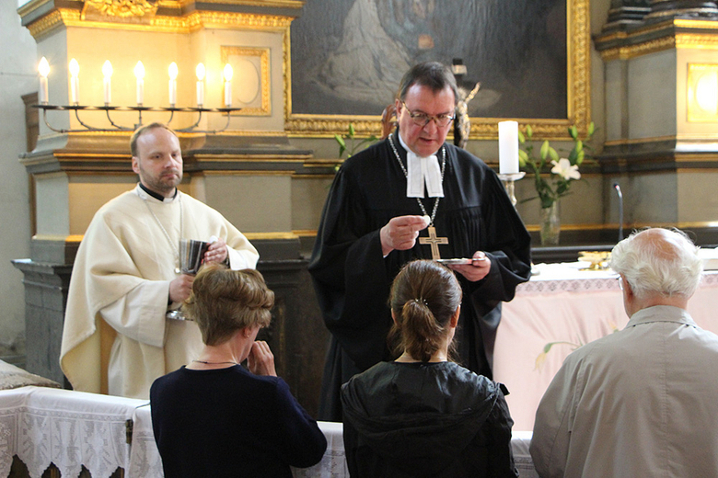 Abendmahl in der Domkirche zu Talinn.