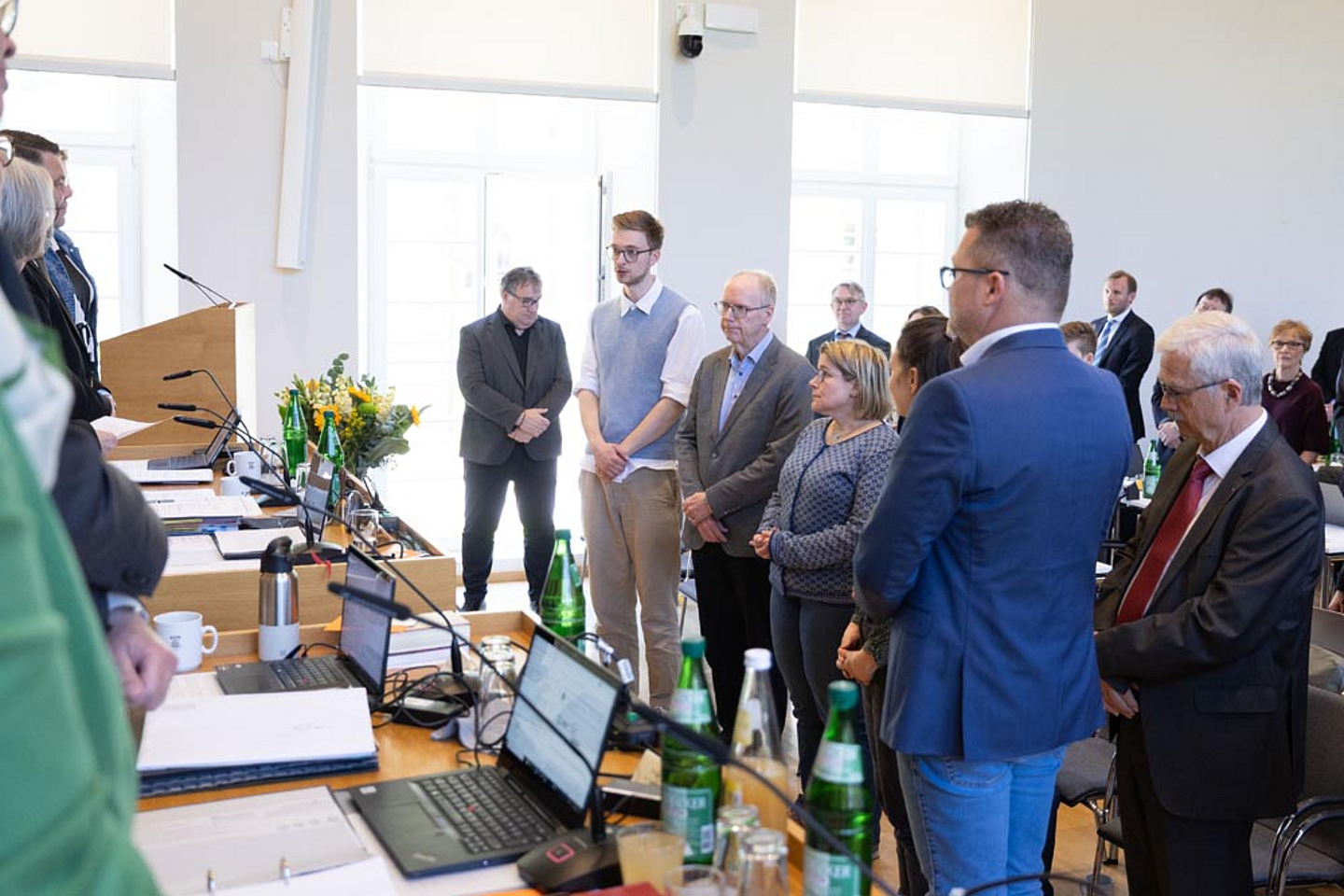 Verpflichtung von neuen Synodalen