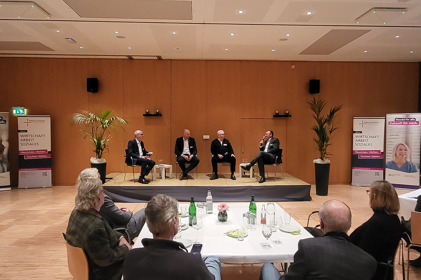 Hartmut Schneider, Stefan Schneider, Rolph Limbacher und Arnd Klein-Zirbes