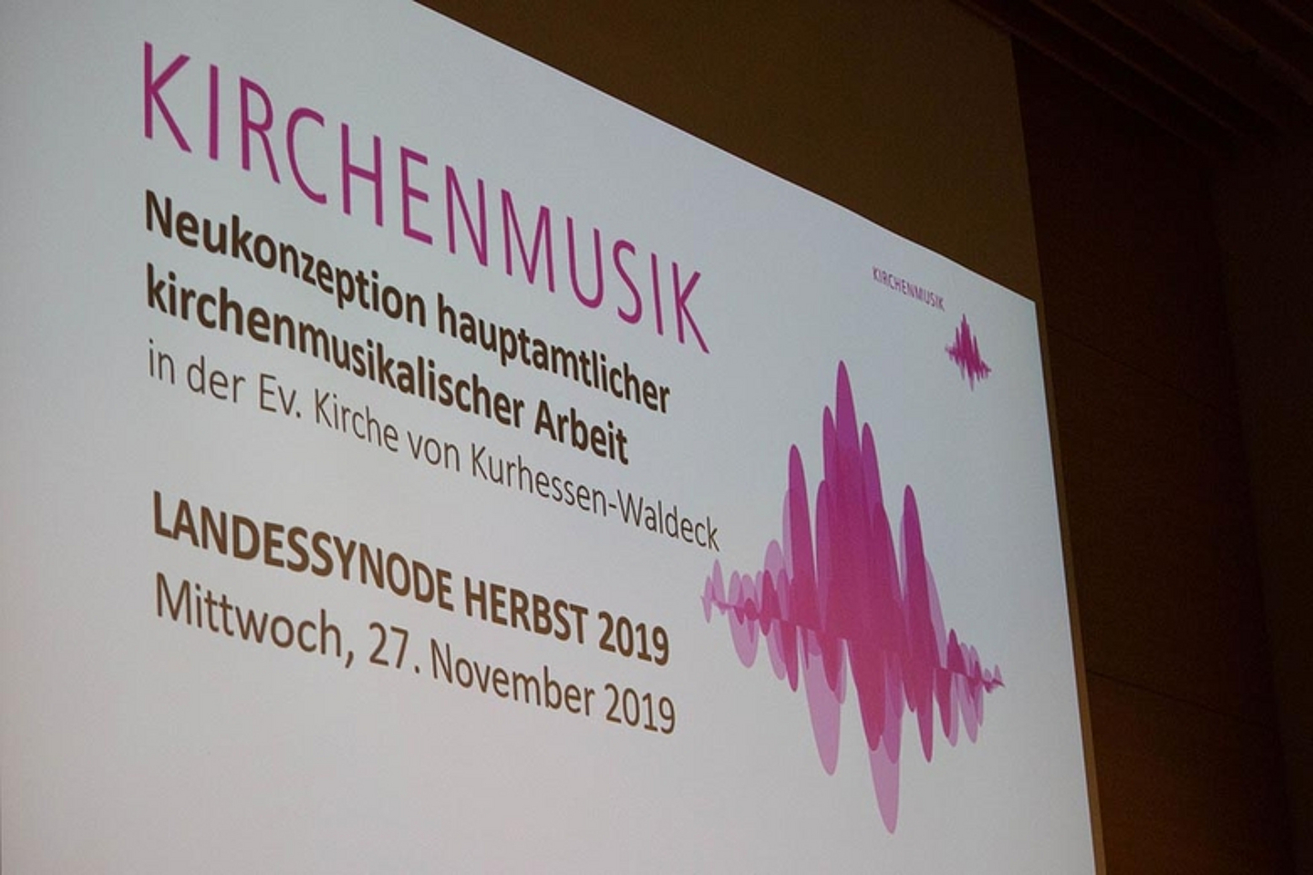 Neukonzeption der Kirchenmusik - Herbsttagung 2019 der Landessynode der EKKW. (Foto: medio.tv/Schauderna)