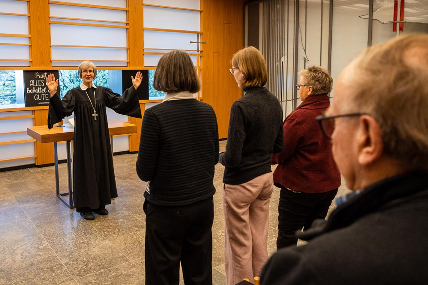 Andacht zur Mitgliederversammlung des Gustav-Adolf-Werk Kurhessen-Waldeck im Haus der Kirche in Kassel mit Pröpstin Katrin Wienold-Hocke