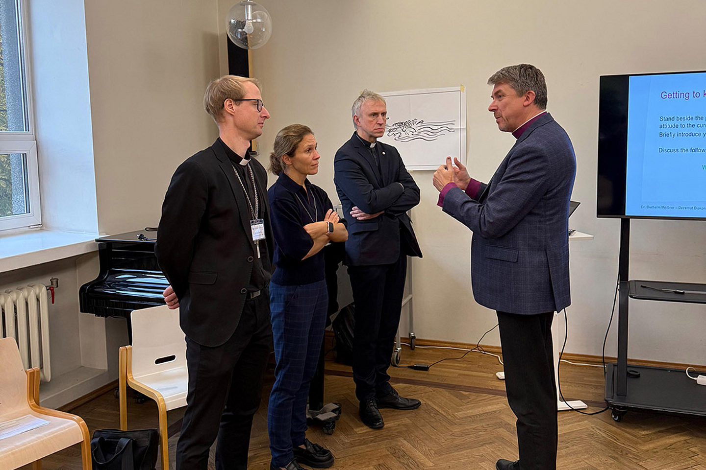 Konsultation der EKKW-Delegation mit Personen der estnischen Partnerpropsteien und Eder ELK-Kirchenleitung Konsultation der EKKW-Delegation mit Personen der estnischen Partnerpropsteien und Eder ELK-Kirchenleitung