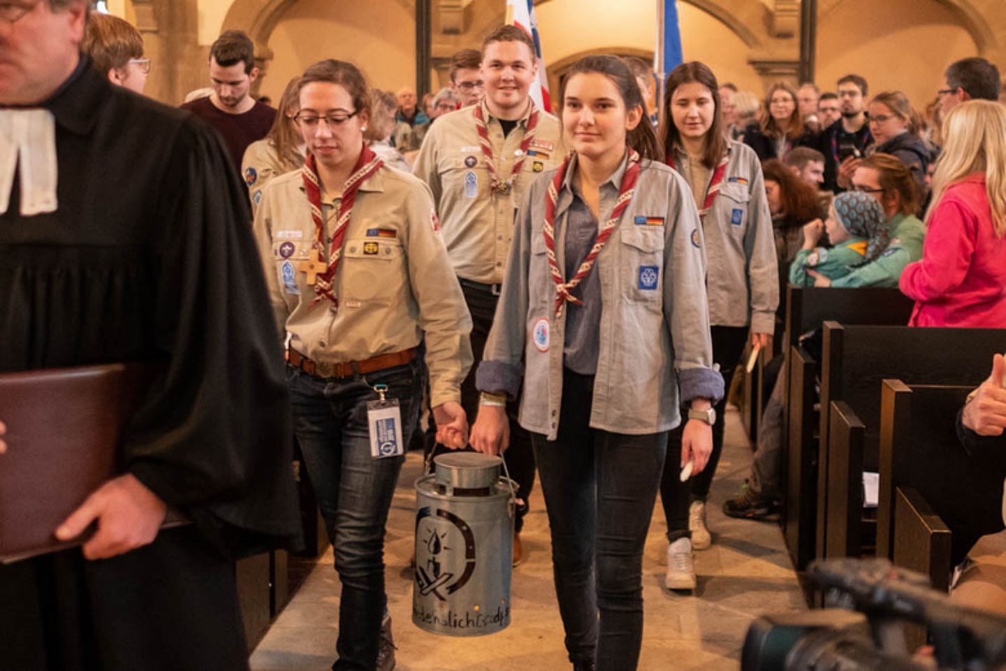 Friedenslicht zu Bethlehem - Christuskirche Fulda 2018