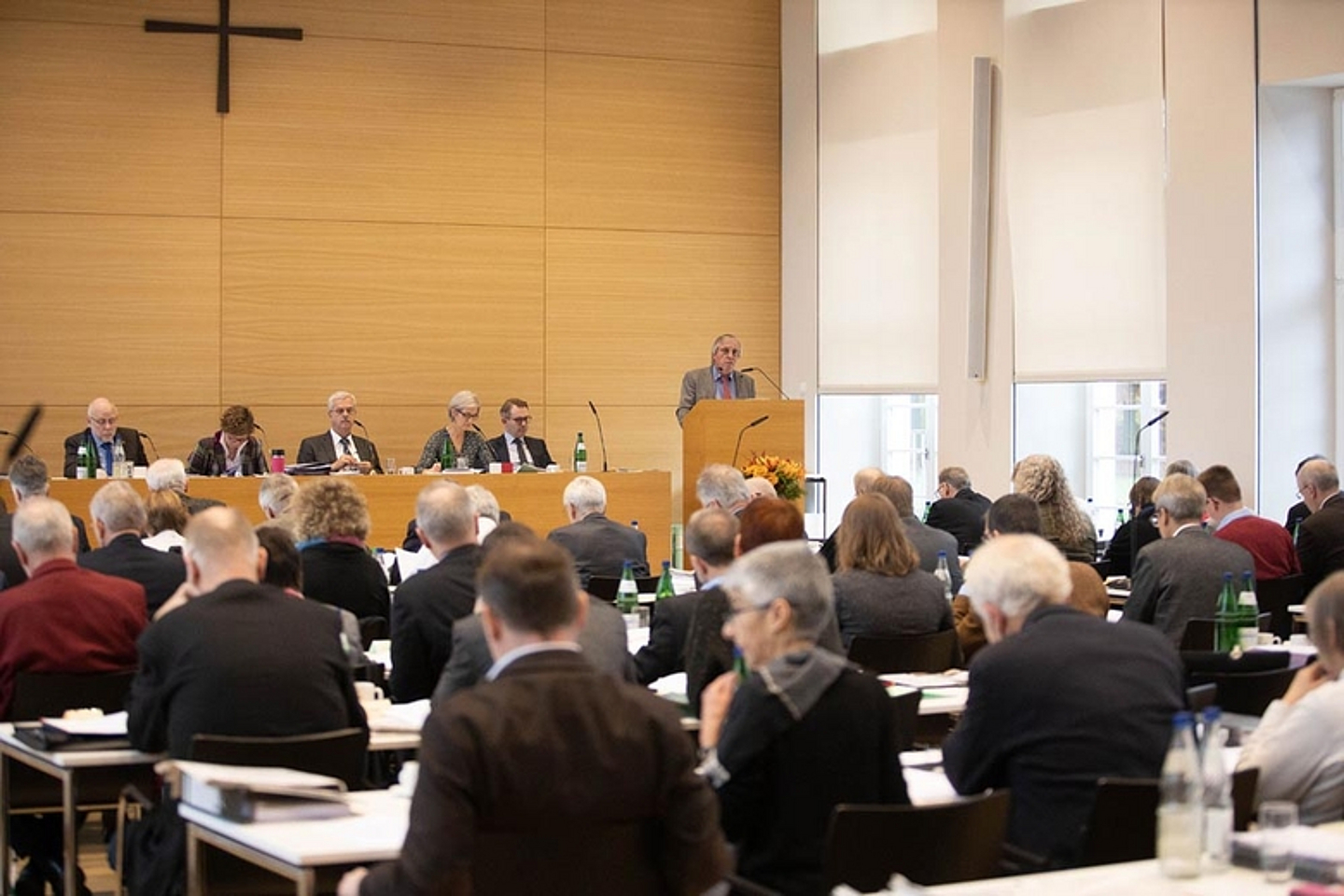 Bericht über die Finanzen - Herbsttagung der Landessynode 2019 der EKKW. Foto: medio.tv/Schauderna)