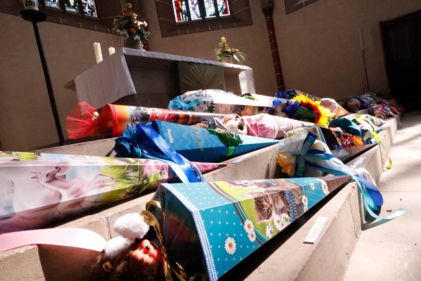 Gottesdienst zum Schulanfang der Erstklässler der Martin-Luther-Schule in Schmalkalden. Der Kirchenkreis gehört zur EKKW. (Foto: Martin-Luther-Schule)