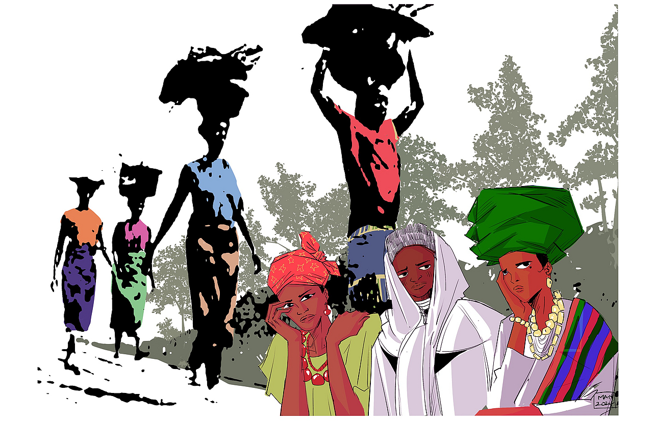 Gemälde "Rest for the Weary" 
von GIFT AMARACHI OTTAH, Nigeria
Copyright: World Day of Prayer International