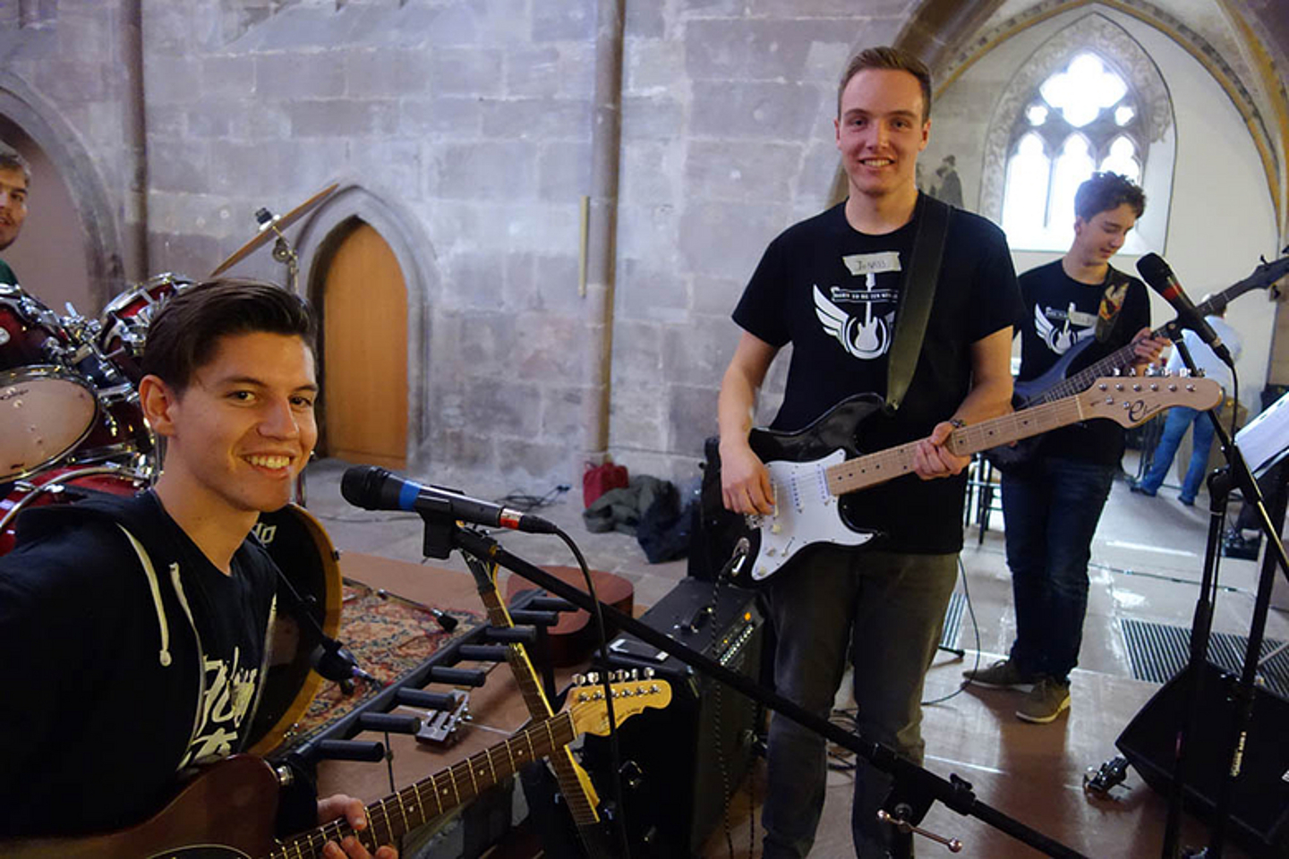 Es wurde gemeinsam Musik gemacht in der Liebfrauenkirche.