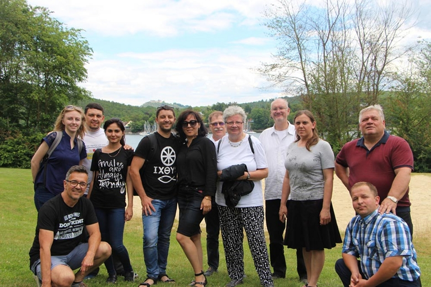 Partnerschaftsbesuch in Deutschland. Die Delegation macht u.a. Station in Hofgeismar, Spangenberg, Kassel, Marburg, am Edersee, beim Hessentag in Bad Hersfeld, beim Kirchentag in Dortmund und schließlich in Berlin. (Foto: privat)