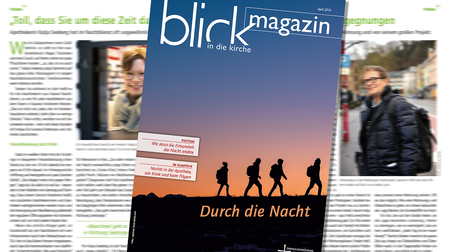 Unser Foto zeigt das Titelblatt des Magazins «Durch die Nacht»