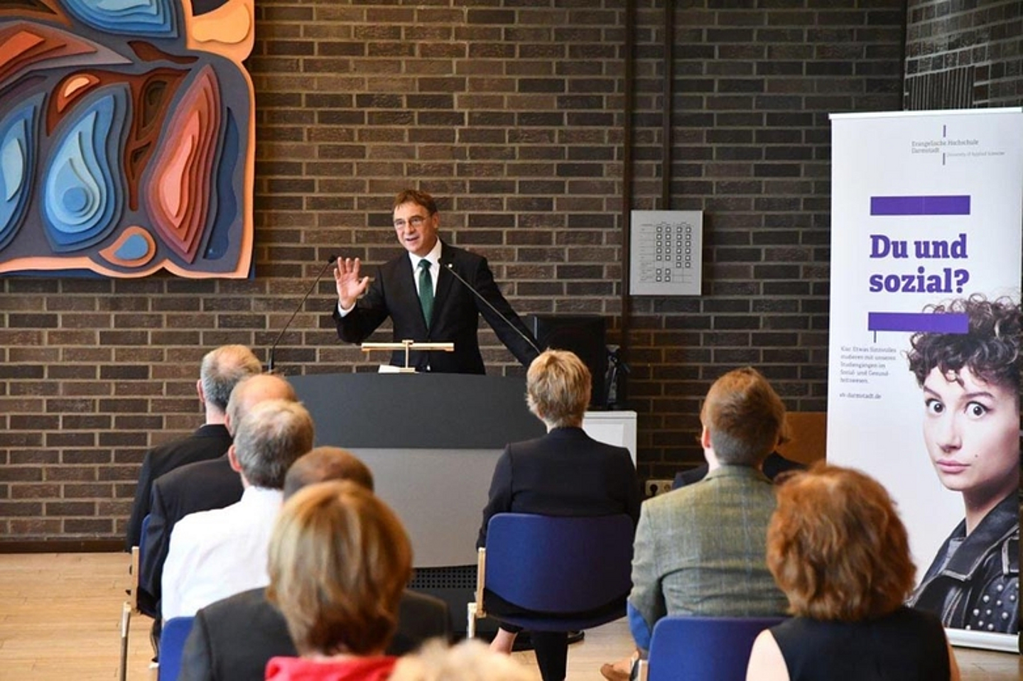 Kirchenpräsident Dr. Volker Jung (EKHN) - Hochschuljubiläum 50plus der Evangelischen Hochschule Darmstadt (Foto: EKHN/Rahn)