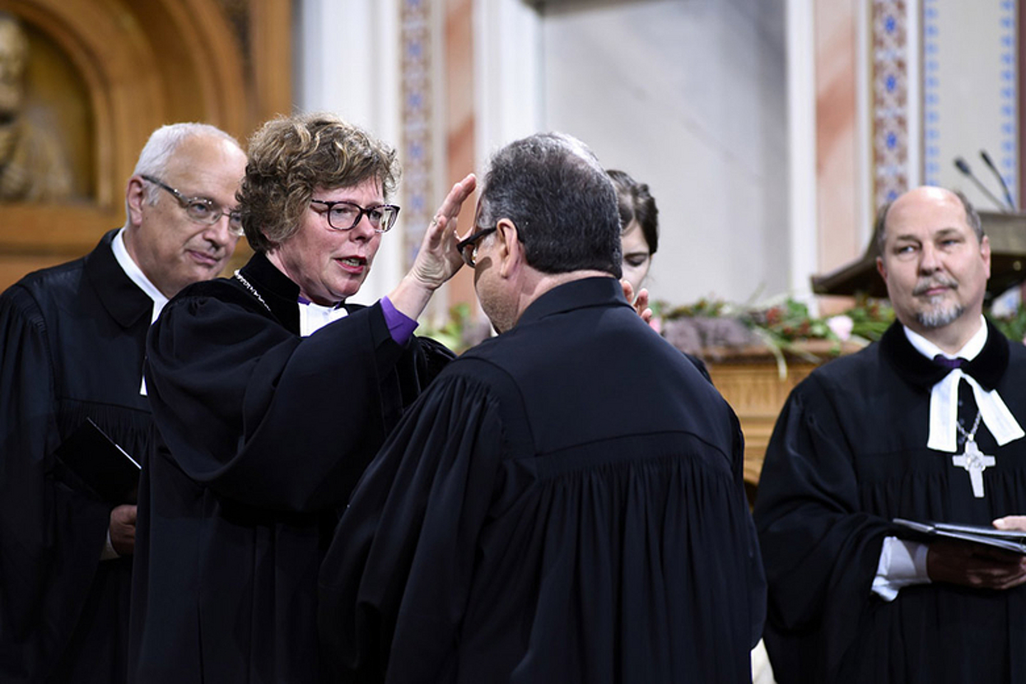 Mit einem Festgottesdienst in der Wiener Gustav-Adolf-Kirche wurde der neue evangelisch-lutherische Bischof Michael Chalupka am Sonntag (13.10.) in sein Amt eingeführt. (Foto: epd/M. Uschmann)