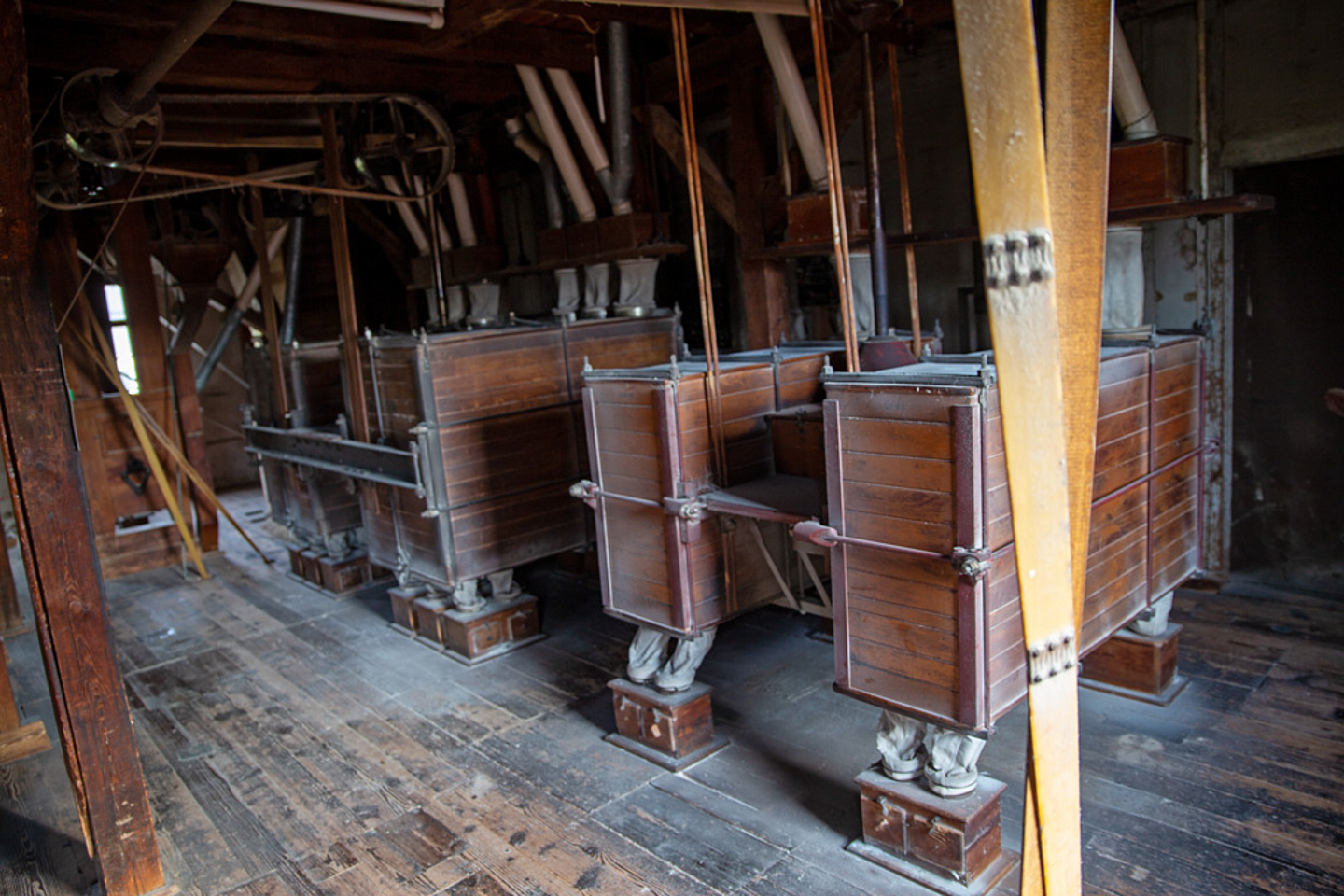 Sichterboden in der Rehwald-Mühle