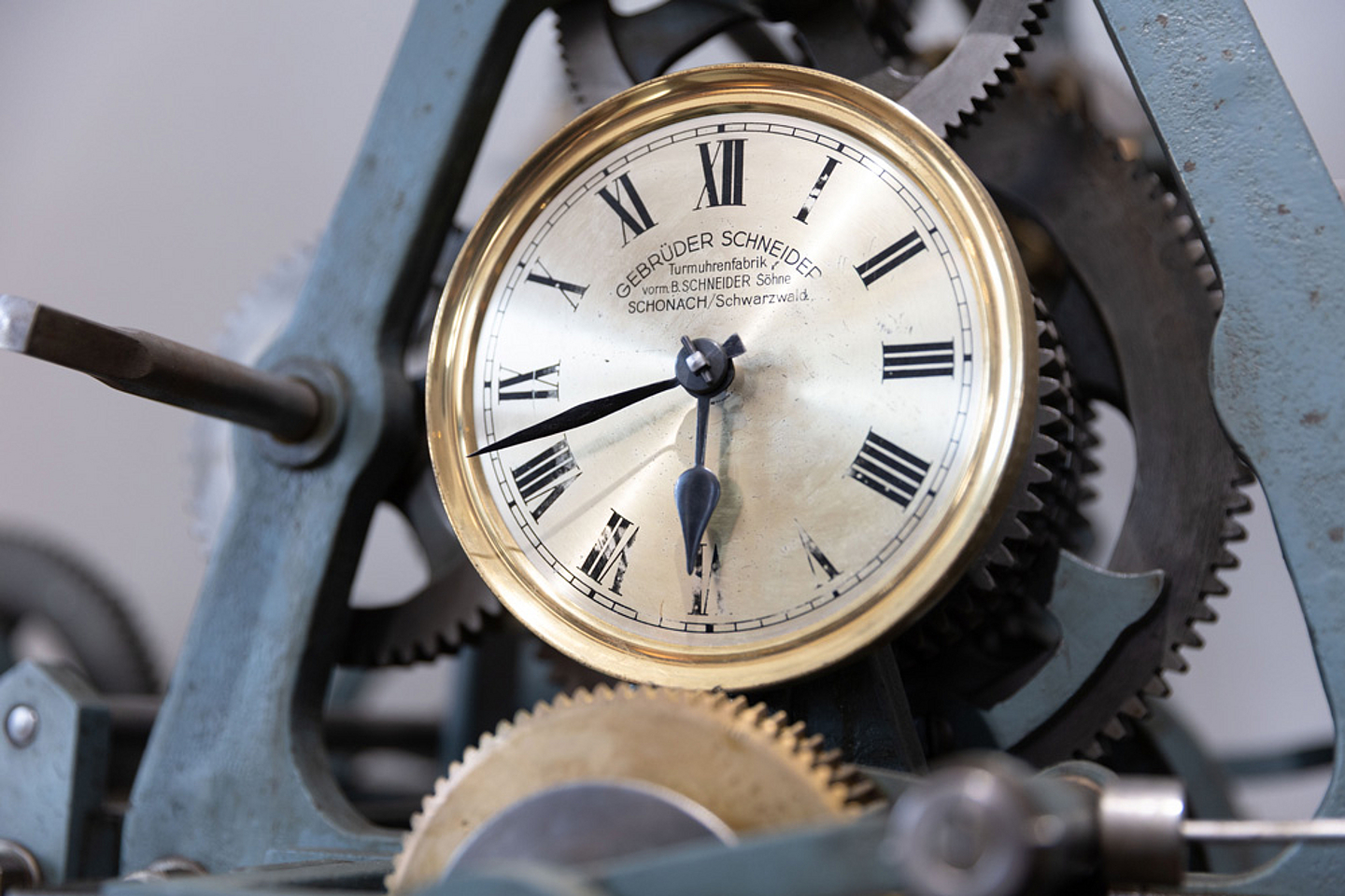 Kontrollzifferblätter zeigten auch im Turm an, was die Uhr außen anzeigte