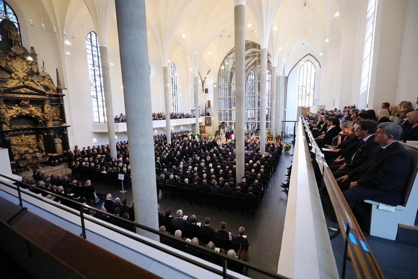 Trauerfeier für den verstorbenen Regierungspräsidenten Dr. Walter Lübcke am 13.6.2019 in der Martinskirche in Kassel. (Foto: Andreas Fischer)