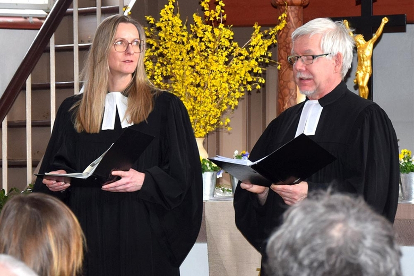 Evangelische Kirchen eröffnen am 26.2.2023 Spendenaktion «Hoffnung für Osteuropa» in Schotten-Breungeshain. (Foto: ekhn/Gert Holle)