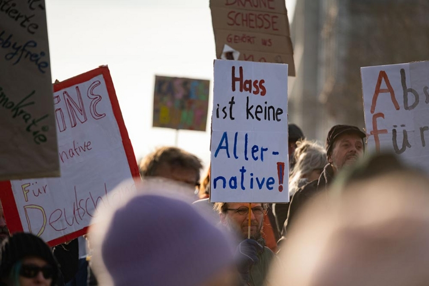 Protest gegen Rechts in Kassel 2024