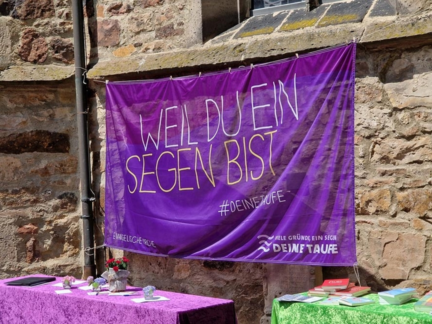 Tauffest in Melsungen. (Foto-Quelle: Andreas Bielefeldt)