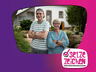 Ingrid Zeisberg-Heinemann und Johannes Ickler sind Kirchenvorstände in Bad Emstal-Sand. 