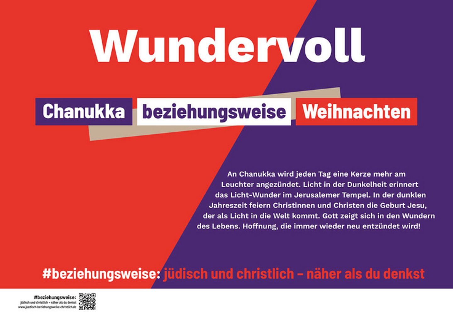 Chanukka bzw. Weihnachten