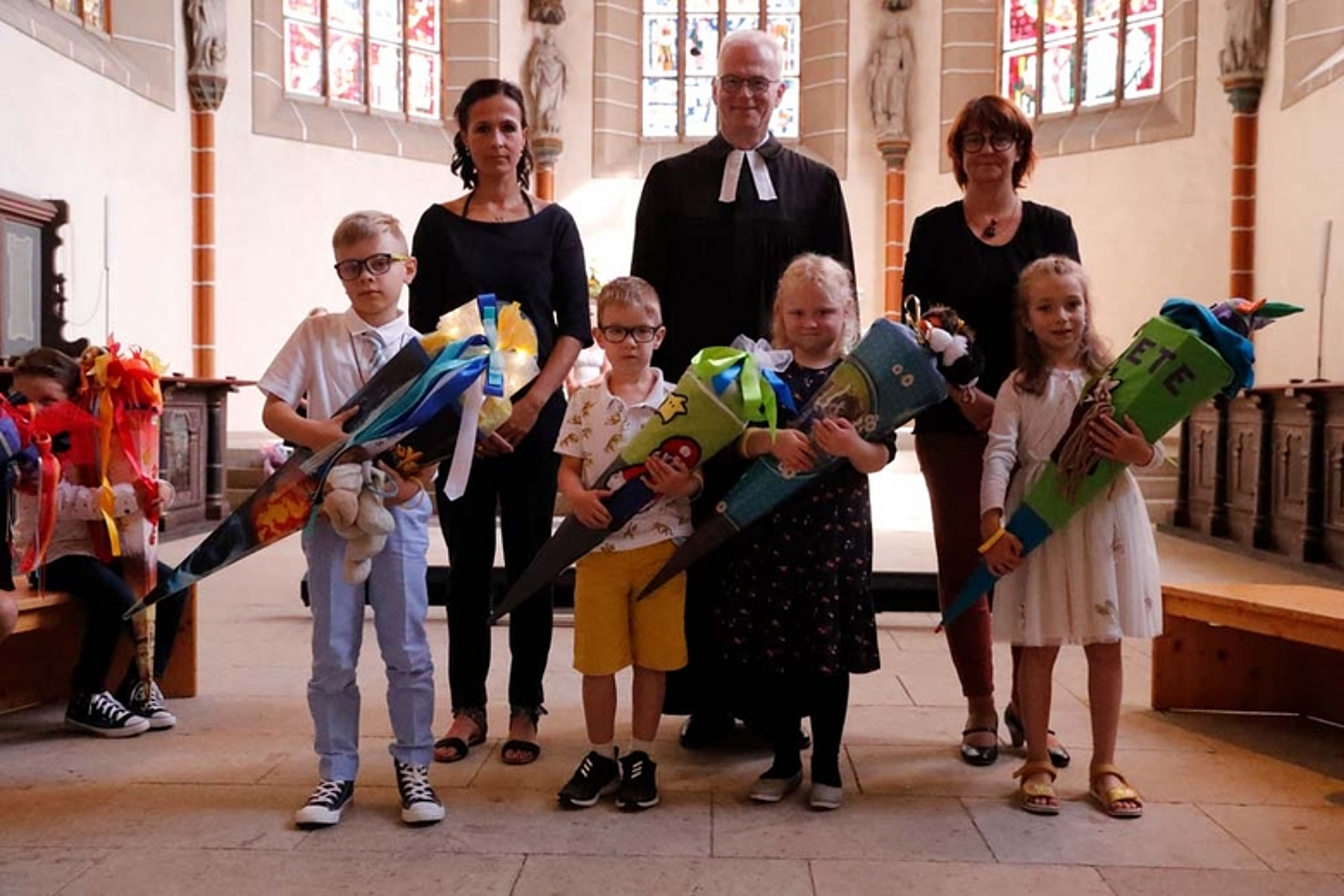 Gottesdienst zum Schulanfang der Erstklässler der Martin-Luther-Schule in Schmalkalden. Der Kirchenkreis gehört zur EKKW. (Foto: Martin-Luther-Schule)