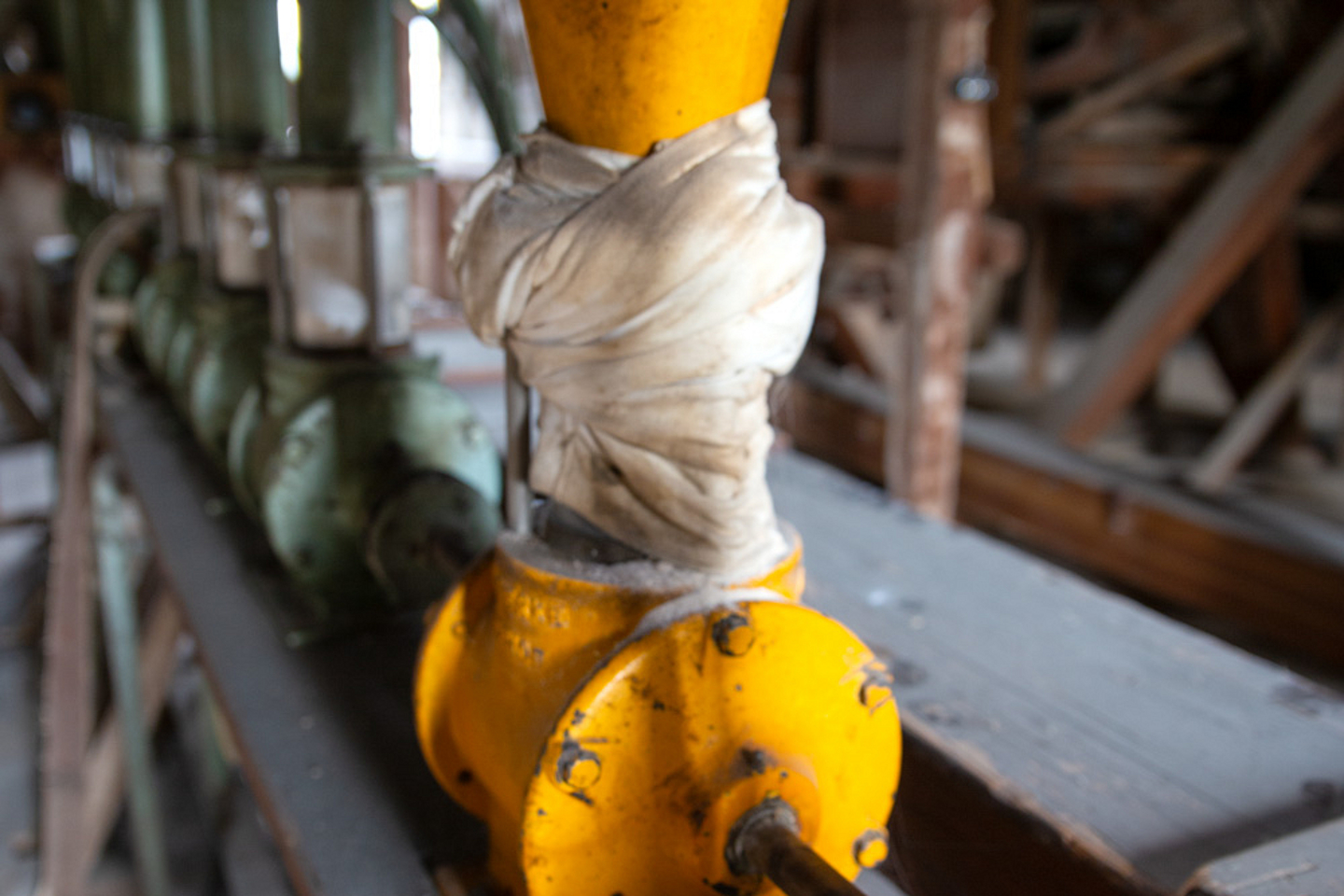 Schleusenbank der Rehwald-Mühle