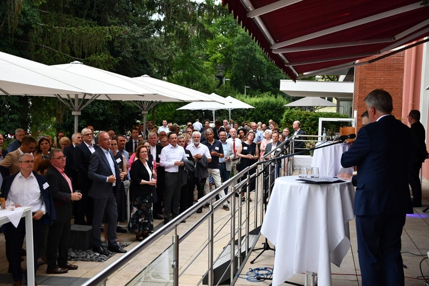 Erster Ökumenischer Empfang der Kirchen in Hessen am 11. Juli 2023 in Wiesbaden. (Foto: EKHN/Rahn)