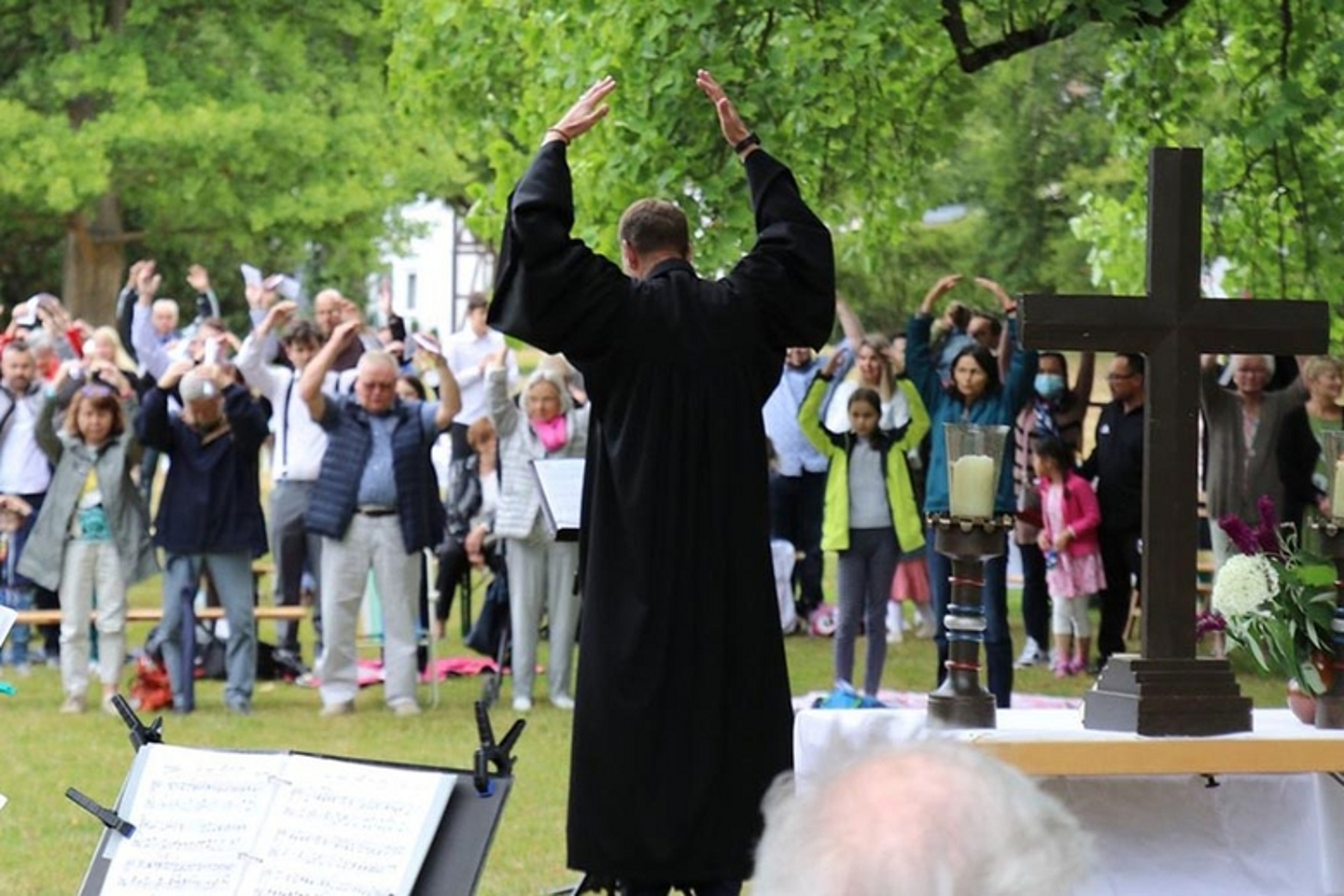 Tauffest im Schlosspark in Bad Hersfeld (Foto: Osthessen News/Göbel) 