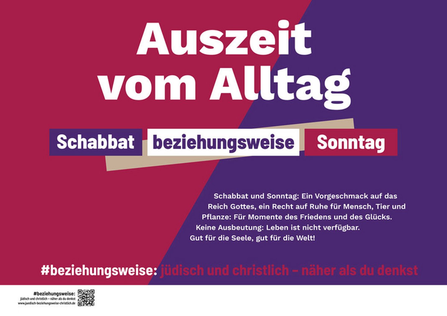 Schabbat bzw. Sonntag