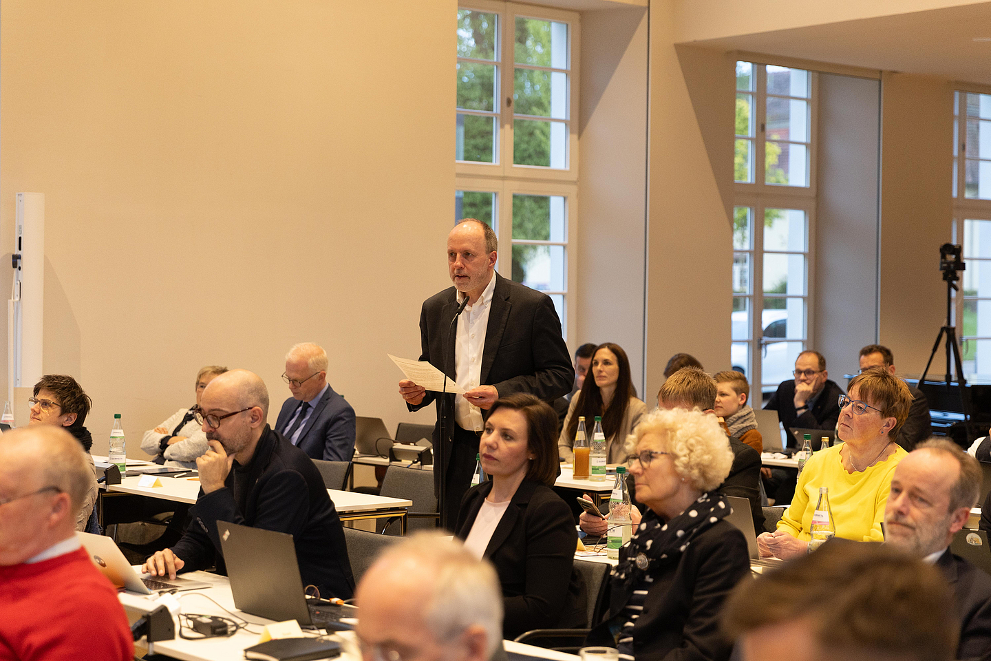 Aussprache  zum Gebäudestrategieprozess: Der Synodale Pfarrer Ralf Hartmann