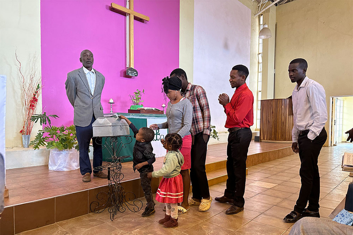 Gottesdienst der Paulus-Gowaseb-Church in Okahanja Park/ Windhoek