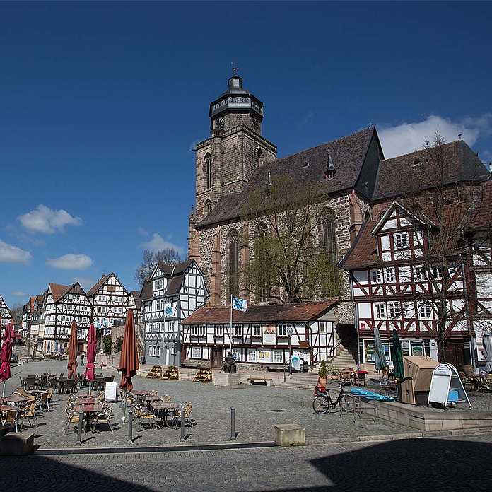 Ort des Geschehens: Die Homberger Stadtkirche St. Marien Ort des Geschehens: Die Homberger Stadtkirche St. Marien