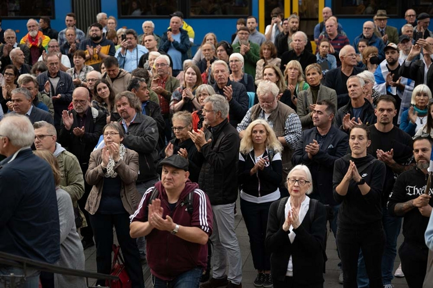 Kundgebung Solidarität mit Israel Rathaus Kassel 2023