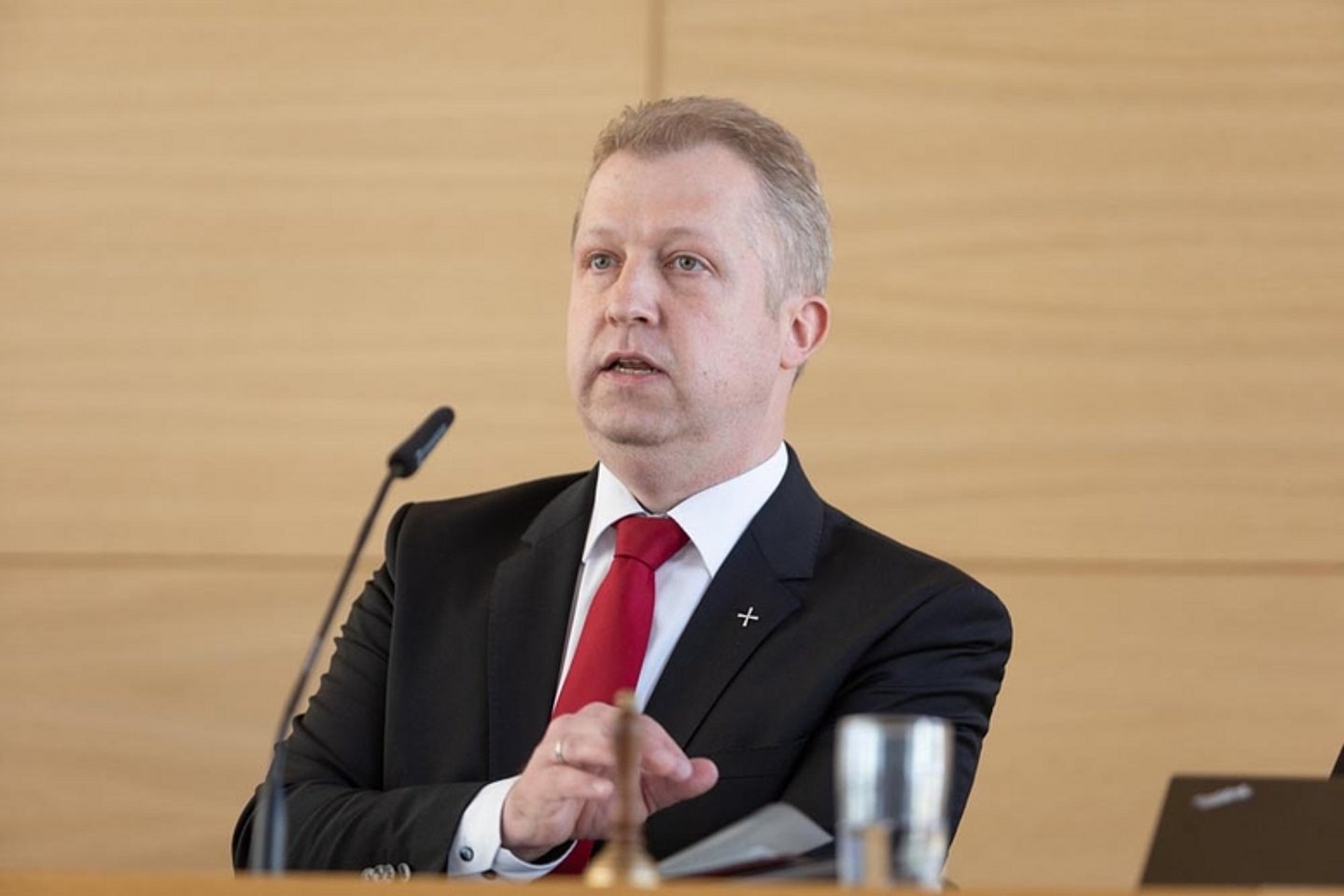 Frühjahrstagung der 14. Landessynode (27. bis 29. April 2023). Foto: medio.tv/Schauderna