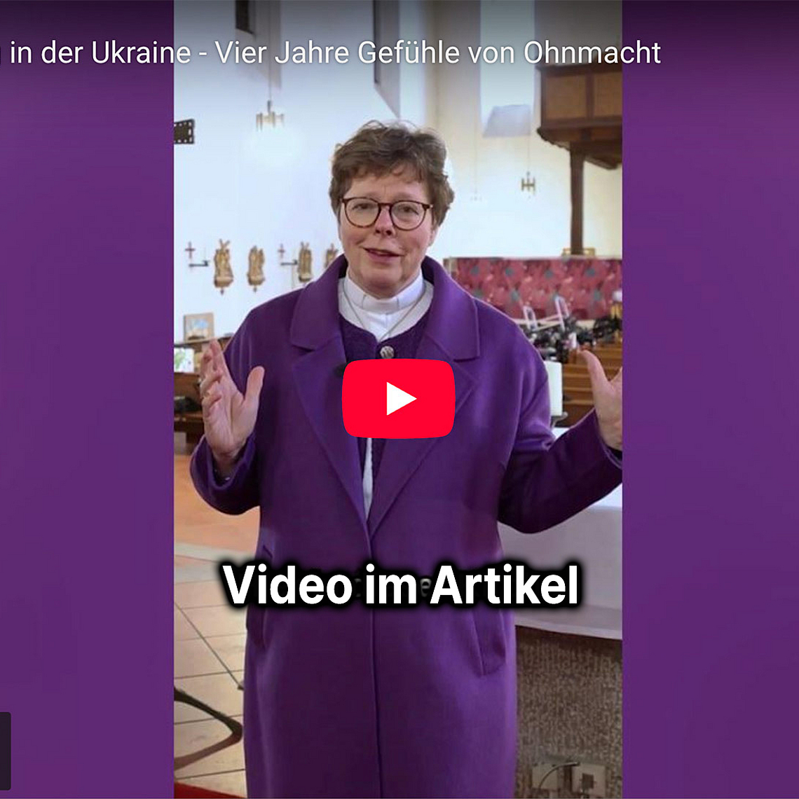 Unser Foto zeigt das Titelbild eines Videos mit Bischöfin Dr. Beate Hofmann, das unten im Artikel angesehen werden kann.