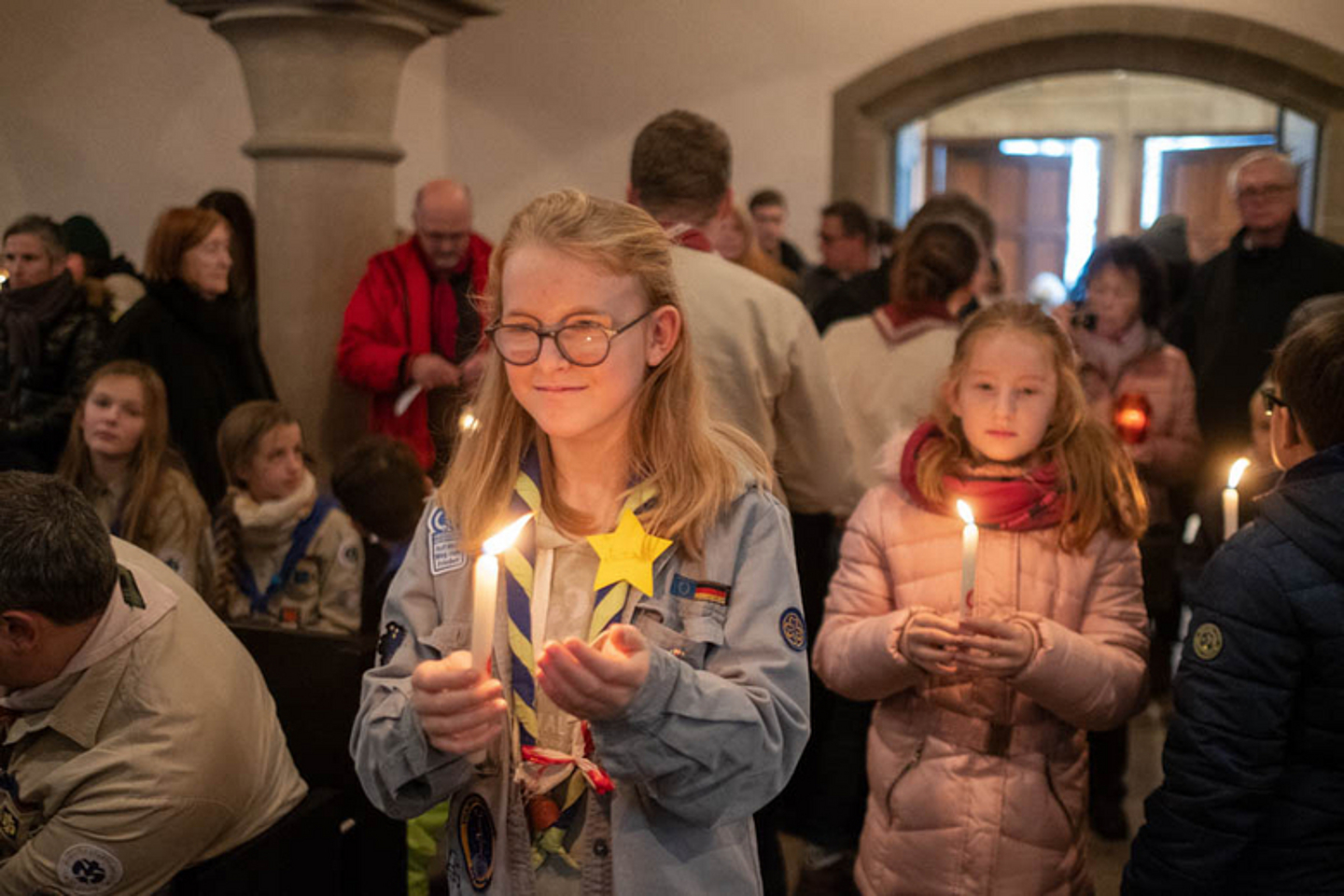 Friedenslicht zu Bethlehem - Christuskirche Fulda 2018