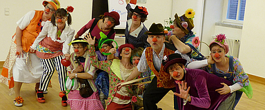 Teilnehmende bei der Ausbildung zum Begegnungsclown (Foto: medio.tv/Heller)